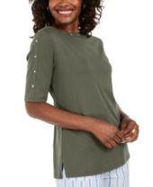 Green Womens Tops Macy S