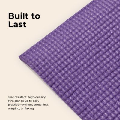 Durable Tear-Resistant Yoga Mat, Purple