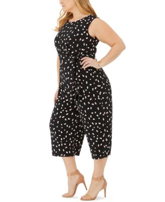 plus size jersey jumpsuit