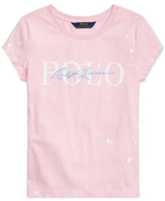 Polo Ralph Lauren - Big Girls Paint-Splatter Cotton T-Shirt