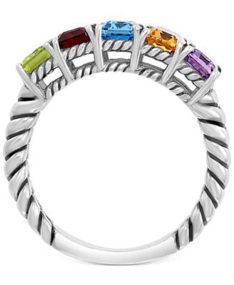 EFFY Collection EFFY® Multi-Gemstone Statement Ring (2-7/8 ct. t.w.) in Sterling Silver
