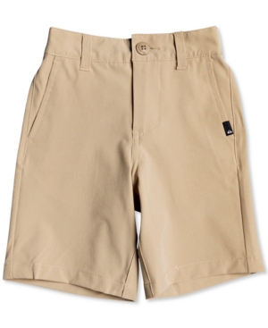 Shop Quiksilver Little Boys Union Amphibian Shorts In Brown