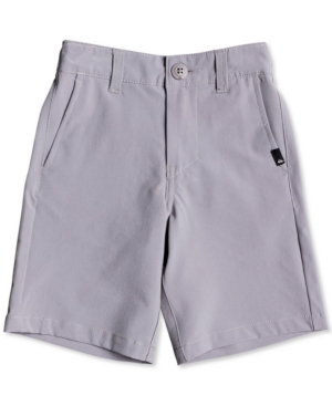 Shop Quiksilver Little Boys Union Amphibian Shorts In Sleet Gray