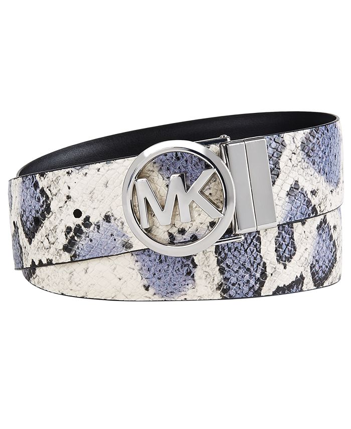 Michael Kors Reversible SnakeEmbossed Belt Macy's