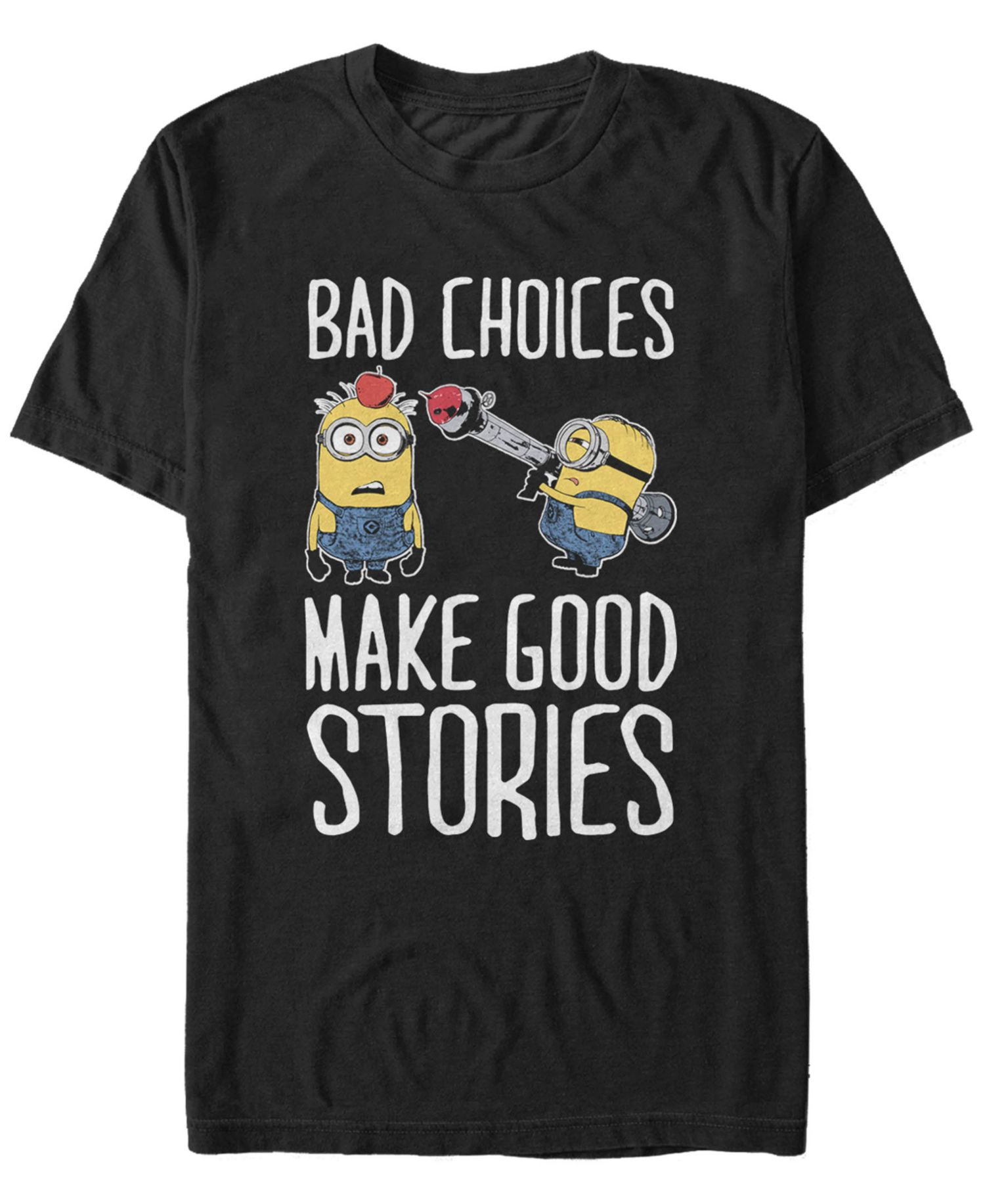 Minions Men's Humor Good Stories Short Sleeve T-Shirt