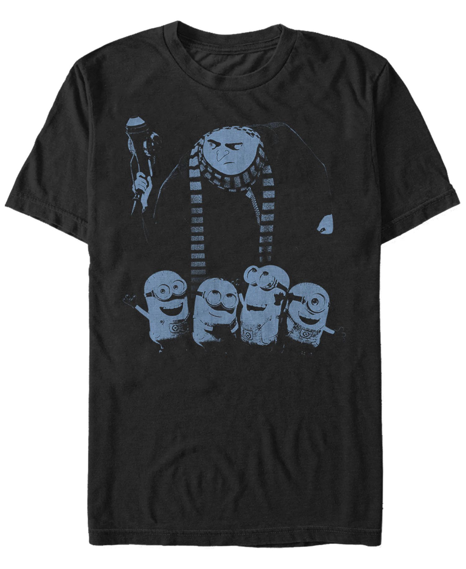 Minions Men's Halftone Group Short Sleeve T-Shirt