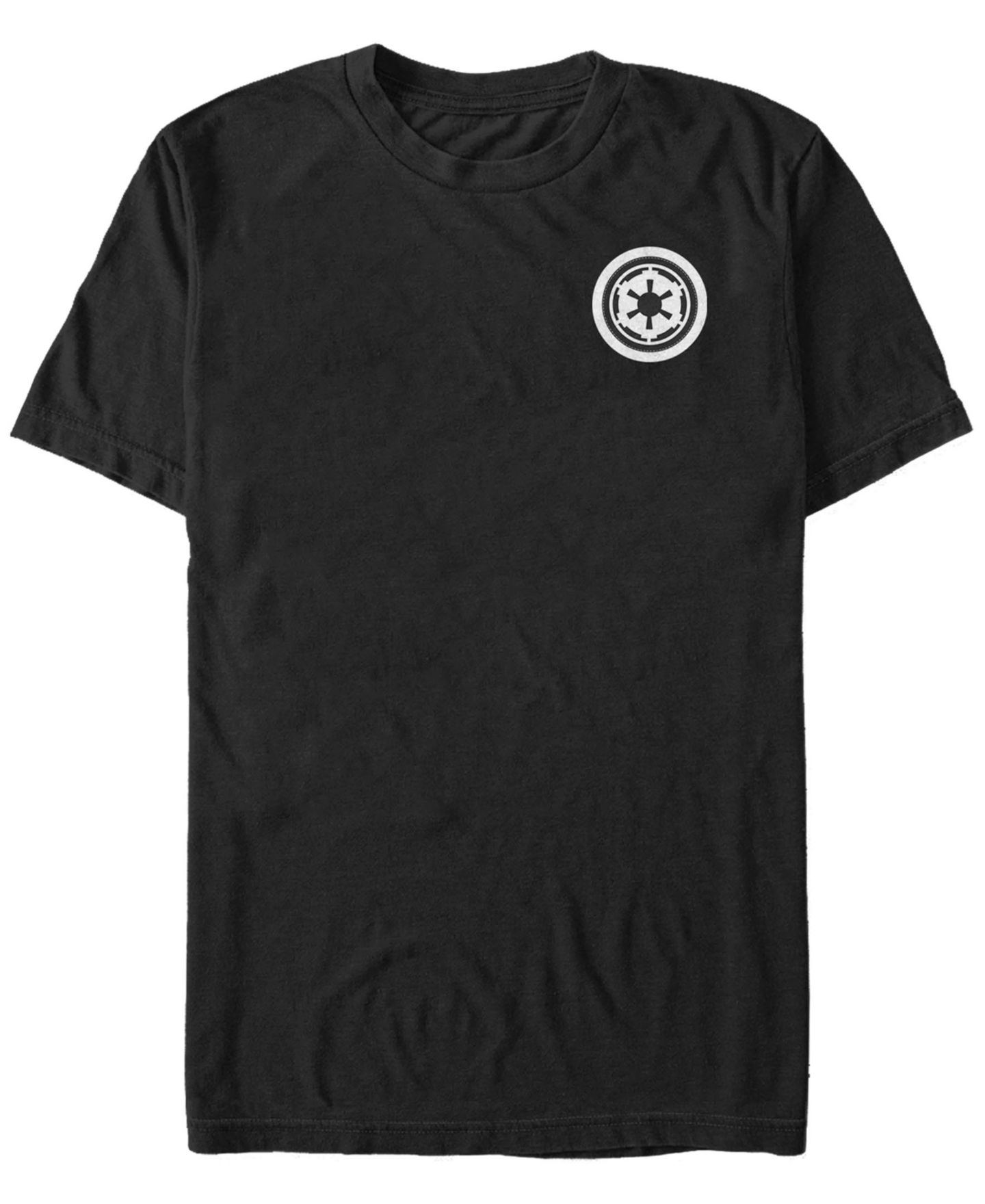 Мужская футболка Fifth Sun Star Wars Galactic Empire Symbol Left Chest Short Sleeve, цвет: Чёрный — фото 1