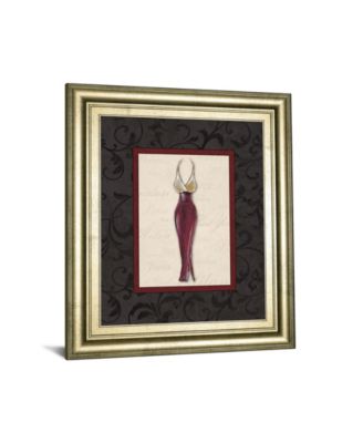 Fashion Dress  by Susan Osbourne Framed Print Wall Art Collection