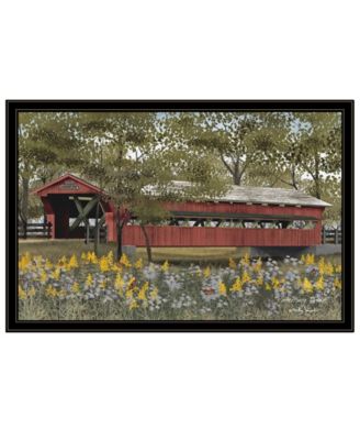 Pottersburg Bridge by Billy Jacobs, Ready to hang Framed Print, White Frame, 27