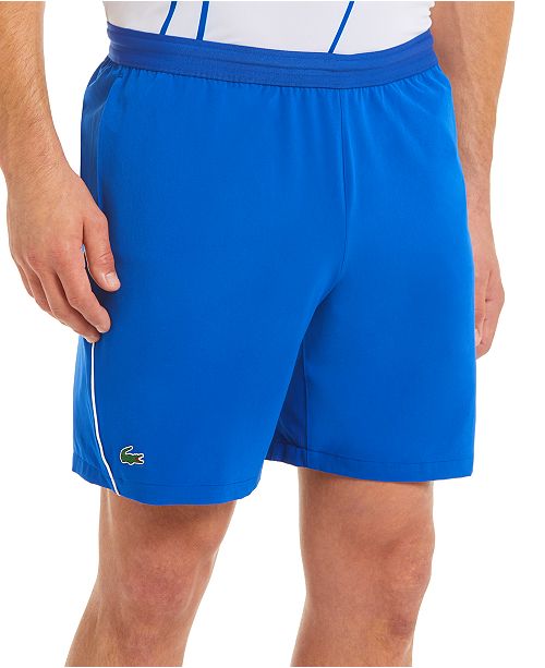 Lacoste Men S Sport Novak Djokovic On Court Stretch Tennis Shorts Reviews Shorts Men Macy S