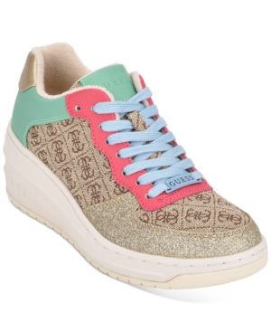 image of Guess Rillie Low Wedge Sneakers Women-s Shoes