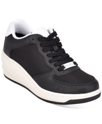 guess rillie low wedge sneakers