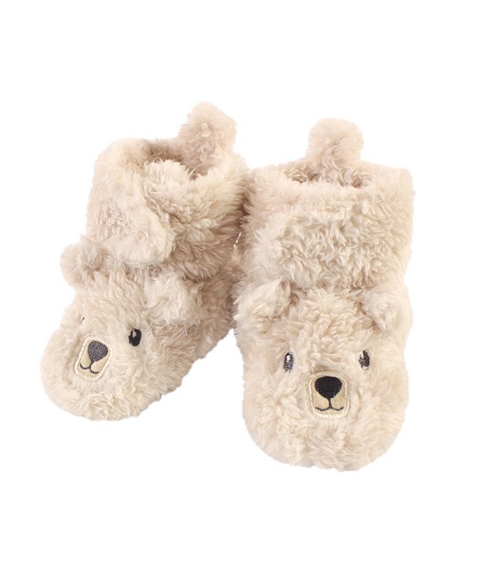 Hudson Baby Baby Girls and Boys Cozy Fleece Bear Booties Macy s