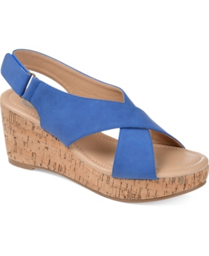 Journee Collection Women's Jenice Wedge Sandal Women's Shoes
