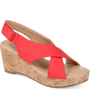 Journee Collection Women's Jenice Wedge Sandal Women's Shoes