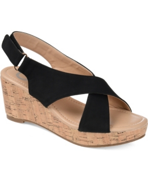 Journee Collection Women's Jenice Wedge Sandal Women's Shoes