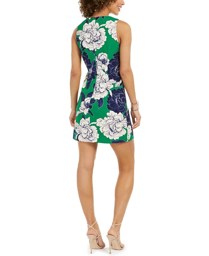 Chiffon Dress Eliza J Green Floral Dress Jessica Howard Gowns Jessica  Howard Petite Sleeveless Lace Shift