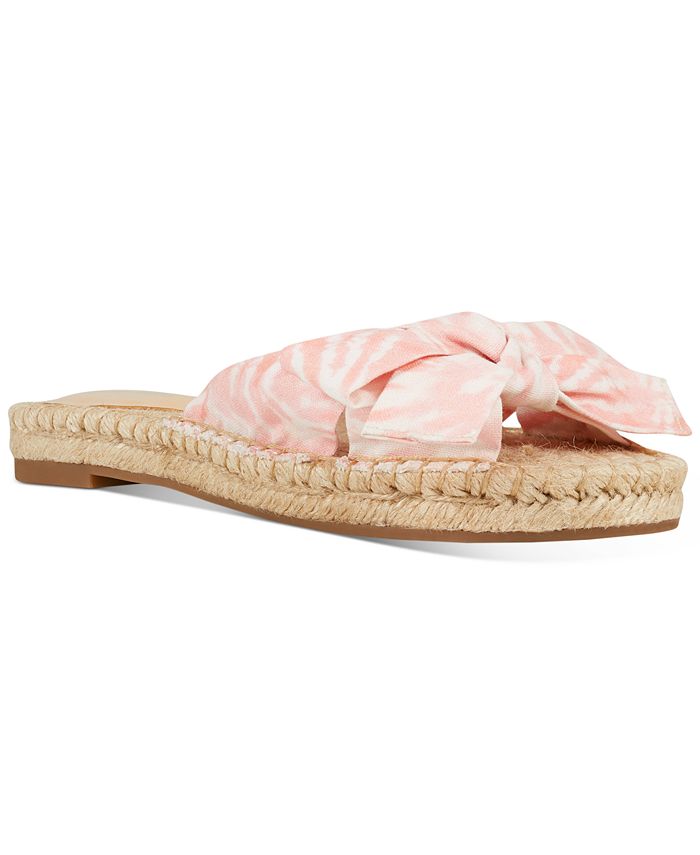 Nine west blanche knotted slide sandals clearance