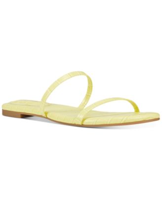 macy's yellow sandals