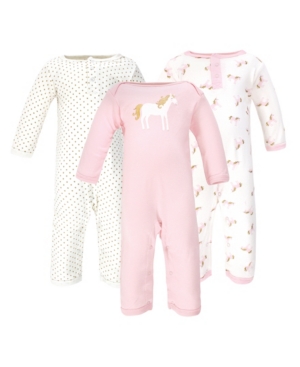 Hudson Baby Boys and Girls Cotton Coveralls