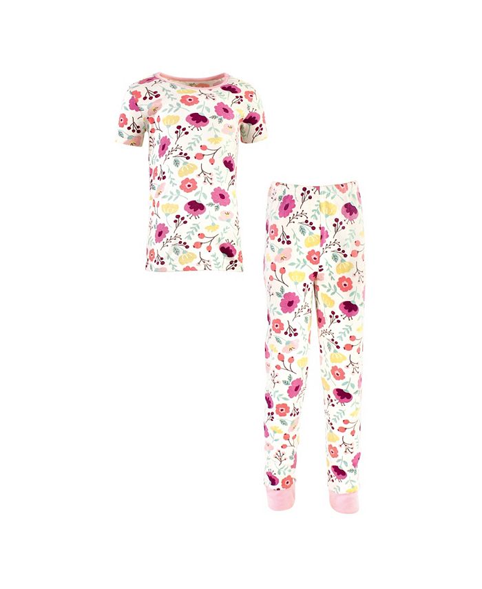 Touched by Nature Baby Girls and Boys Botanical Tight-Fit Pajama Set ...