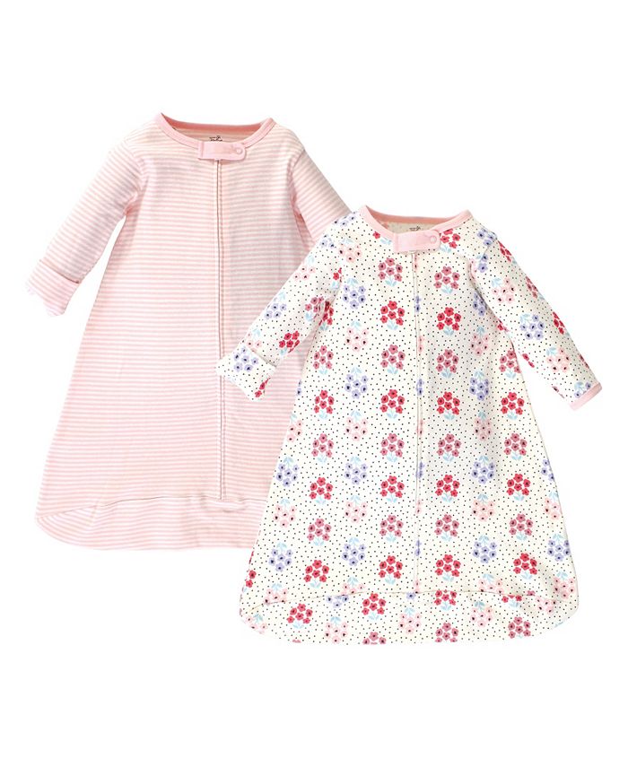 Touched by Nature Baby Girls Floral Dot LongSleeve Wearable Sleeping