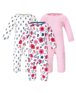 Touched by Nature Baby Girls Organic Cotton Coveralls