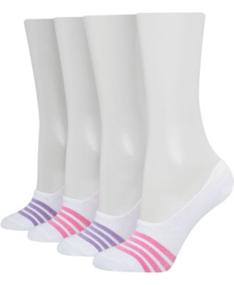 Hanes - Women's 4-Pk. Ultimate Core Lightweight Invisible Liner Socks