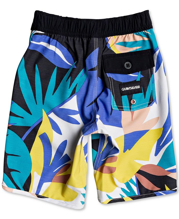 Quiksilver Toddler & Little Boys TropicalPrint Swim Trunks Macy's
