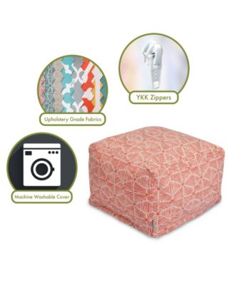 Charlie Ottoman Square Pouf 27" x 17"