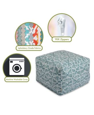 Charlie Ottoman Square Pouf 27" x 17"