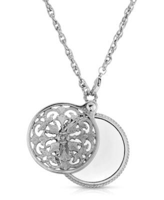 Monastery Mirror Pendant Necklace