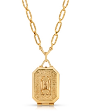 image of 2028 Maria Antoinette Square Locket Necklace