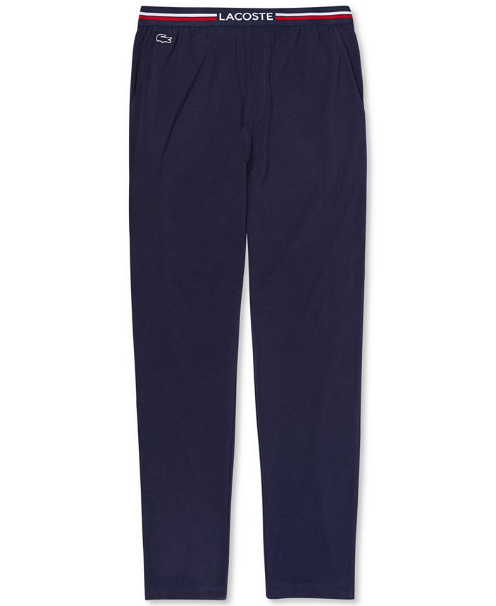 Lacoste Men's Cotton Stretch Pajama Pant - Macy's