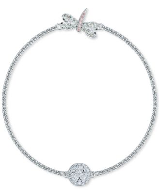 Swarovski - Silver-Tone Remix Crystal Dragonfly Bracelet