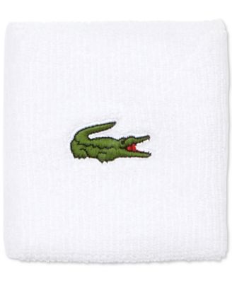 Lacoste - Men's Stretch Terry Training Wristbands, Set of 2