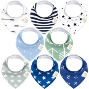 KeaBabies Baby Boys and Girls Bandana Bibs