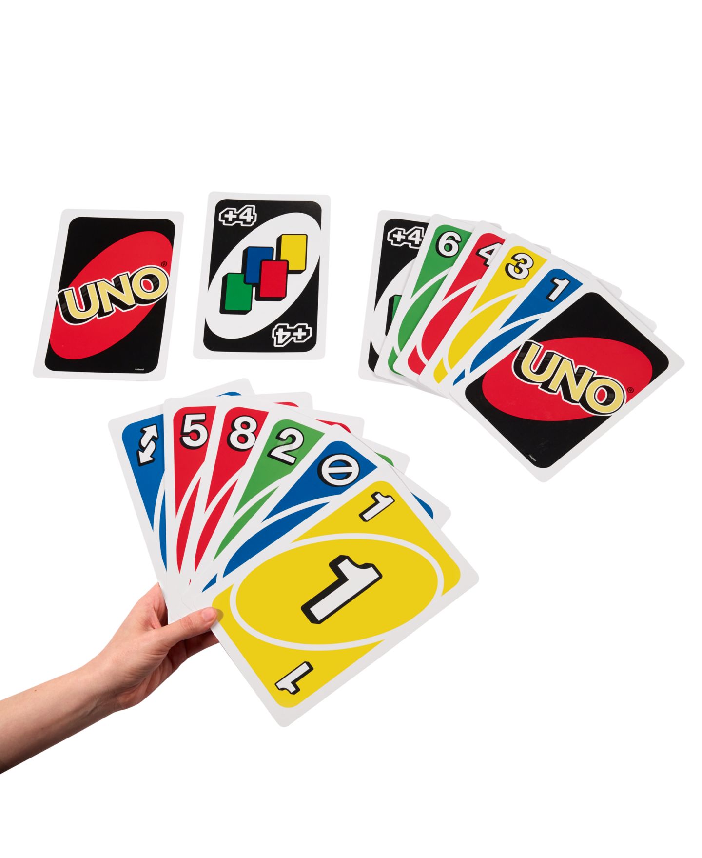 Детская карточная игра Mattel Giant UNO® Card Game — фото 2