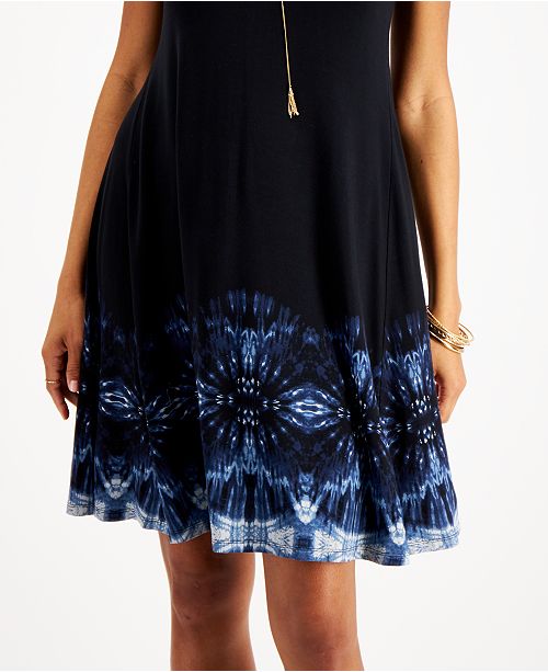 Style Co Plus Size Printed Sleeveless Dress Created For Macy S