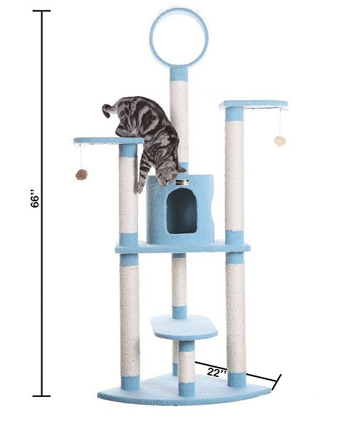 Armarkat Classic Cat Tree 5 Levels With Perch Condo And Hanging
