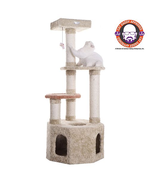 Armarkat Soft Heavy Carpet Cat Furniture With Condo For Large Cat Reviews Home Macy S