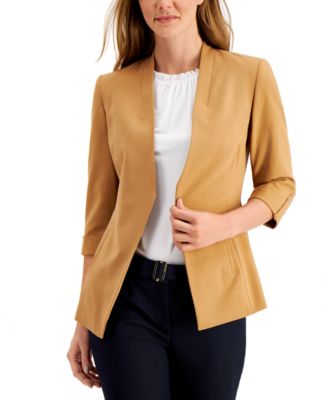 collarless blazer womens