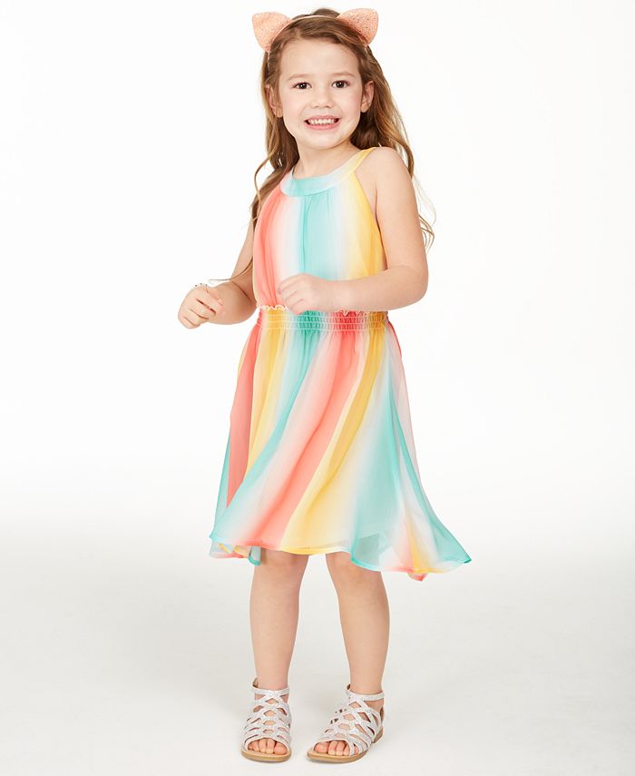 Epic Threads Toddler Girls Striped High-Low Dress, Created for Macy's ...