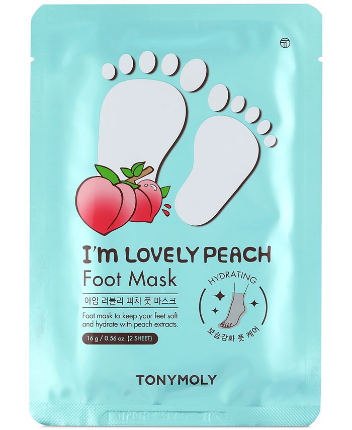 TONYMOLY - I'm Lovely Peach Foot Mask