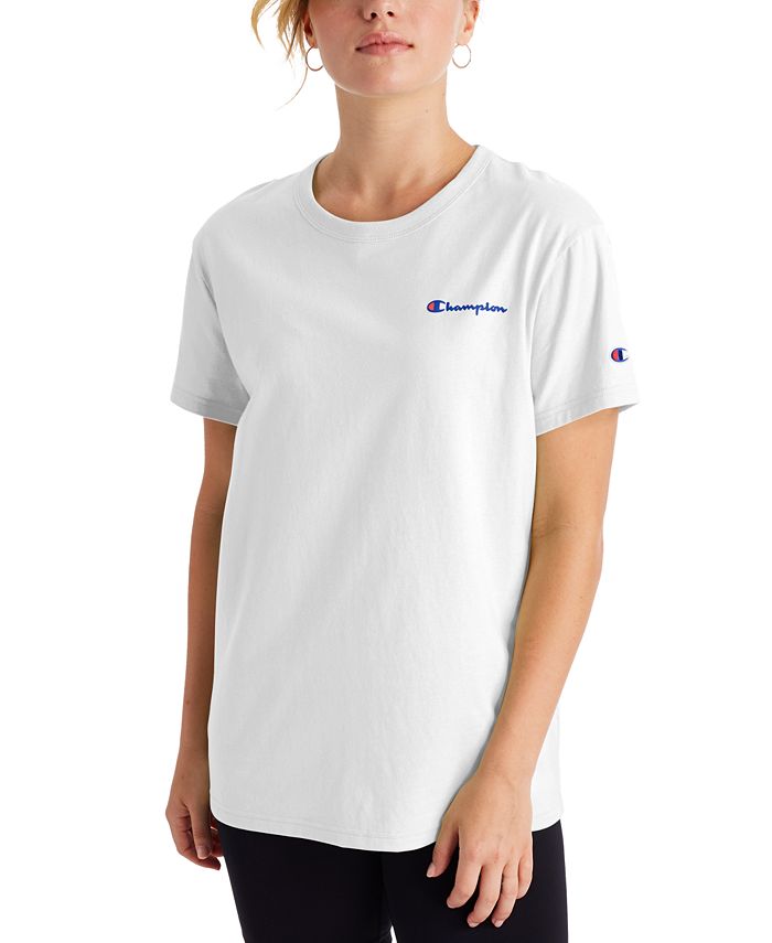 Champion - Cotton Logo Boyfriend T-Shirt