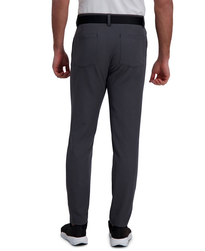 Haggar The Active Series Slim Fit Pantalone Uomo | Indaco Scuro 33W X 32L | Tessuto Stretch Con Cintura Super Flessibile | Casual Elegante - 2