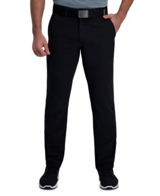 Haggar Men's Rambler Straight Fit Casual Pants - Comfortable Flat Front Athleisure Trousers - View #6