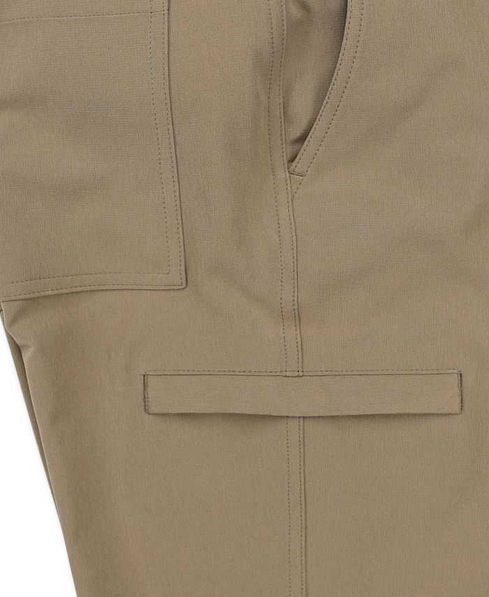 Haggar Pantaloni da Uomo The Active Series Slim Fit Flat Front Casual Flex Pant, Grigio Scuro, 28W x 30L