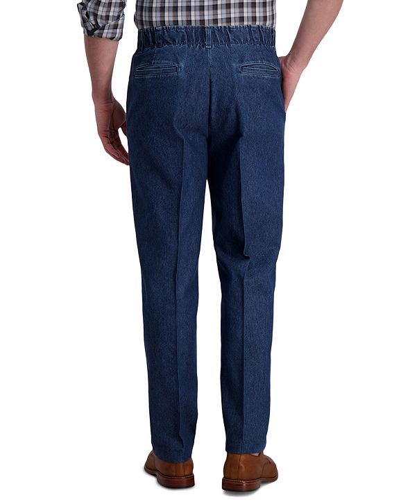 haggar classic fit stretch denim pants
