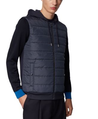 boss hooded gilet